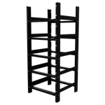 Photo of assembles Eneramp 5 Slot Open Frame Battery Rack