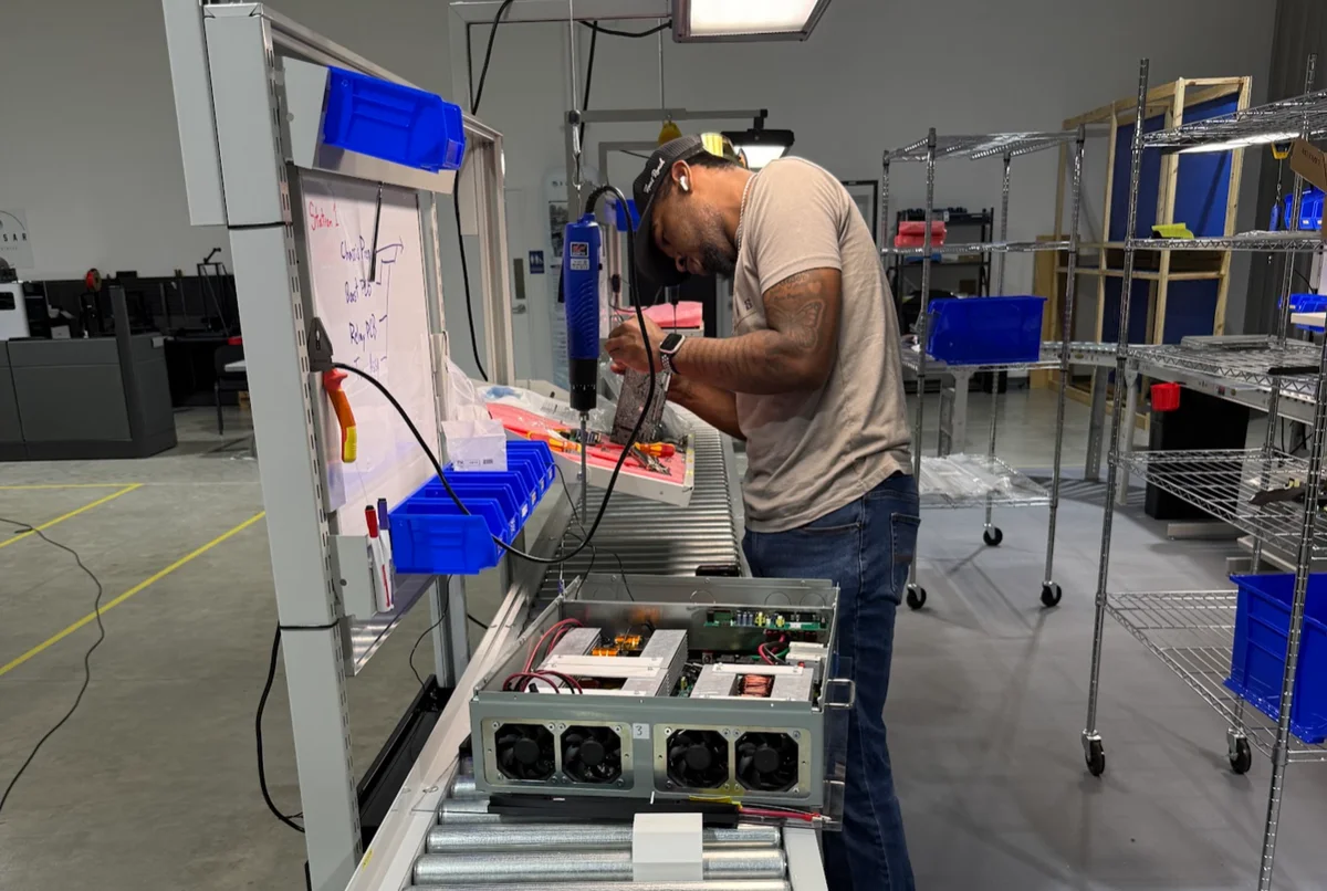 12kW Inverter on our manufacturing line